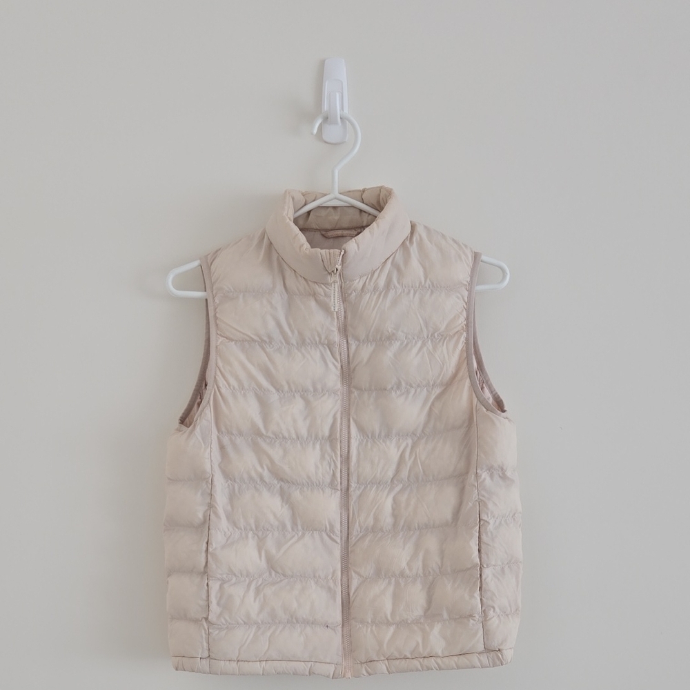 Cream Puffer Vest